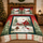 Personalized Christmas quilts with festive holiday, winter, and family keepsake designs by Jeminise