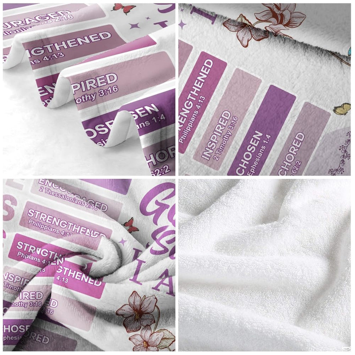Botanical floral sheets styled alongside neutral bedroom decor and nature-thematic accent interior accessories.
