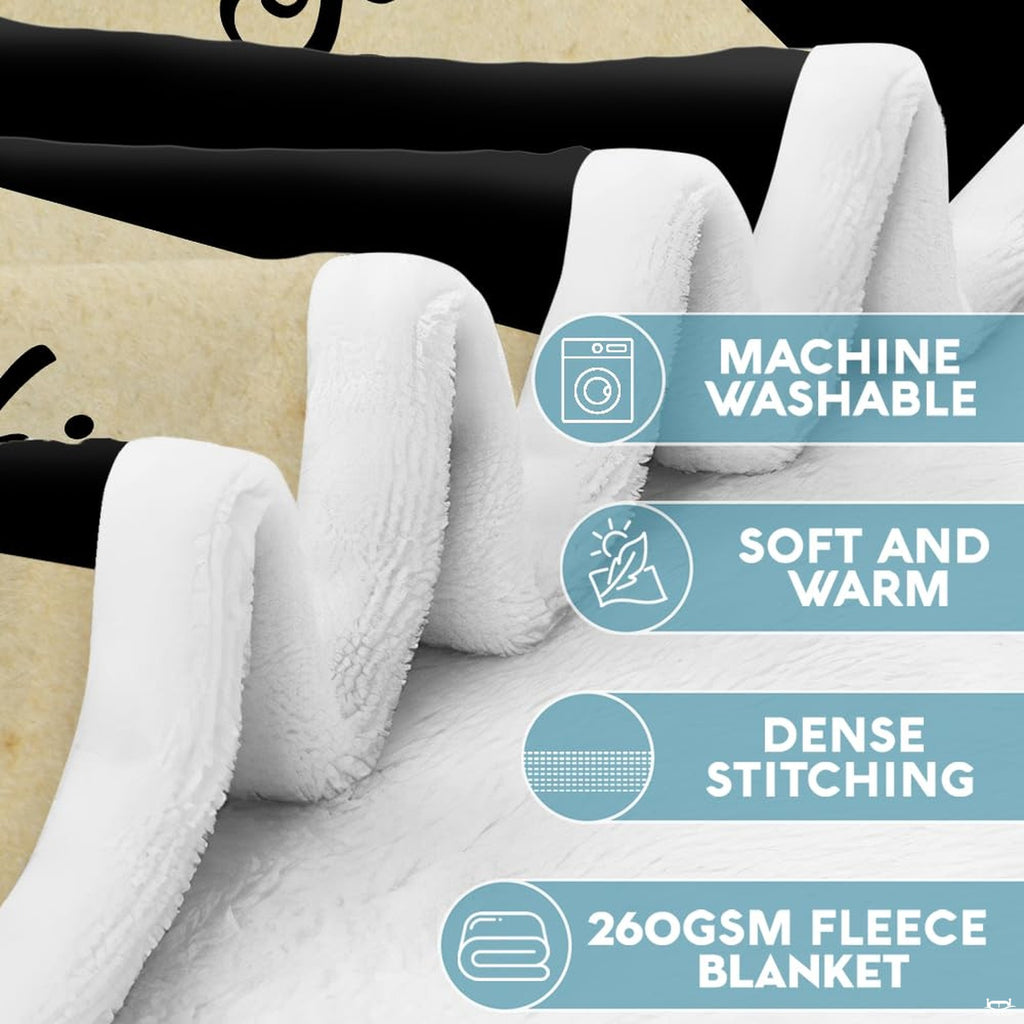 Detailed close perspective of folded cream textile edge and print