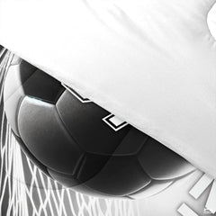 Custom Soccer Net with Number 07 Comforter Set, Machine Washable