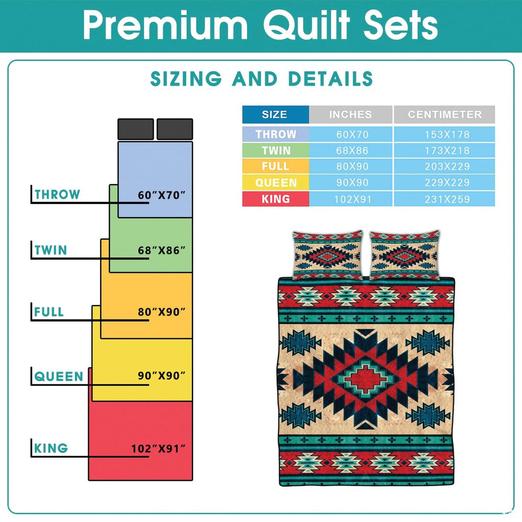 Boho room decor ideas displaying Aztec geometric bedding styled with neutral room accents.