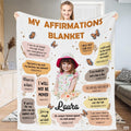 Personalized Christian Affirmation Butterflies Th - Christian Blankets