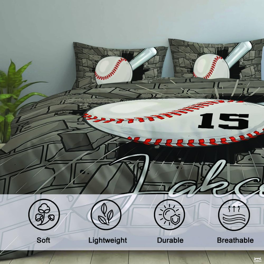 Angle view of athletic bedding illustrating sage green gradients and charcoal slate contrasts