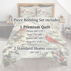 Christmas Bedding Quilt – Soft Microfiber Holiday Bedspread, Lightweight Winter Bedding, Cozy Xmas Quilts for Couch, Bedroom & Seasonal Home Decorations (Christmas Quilt-DS08)