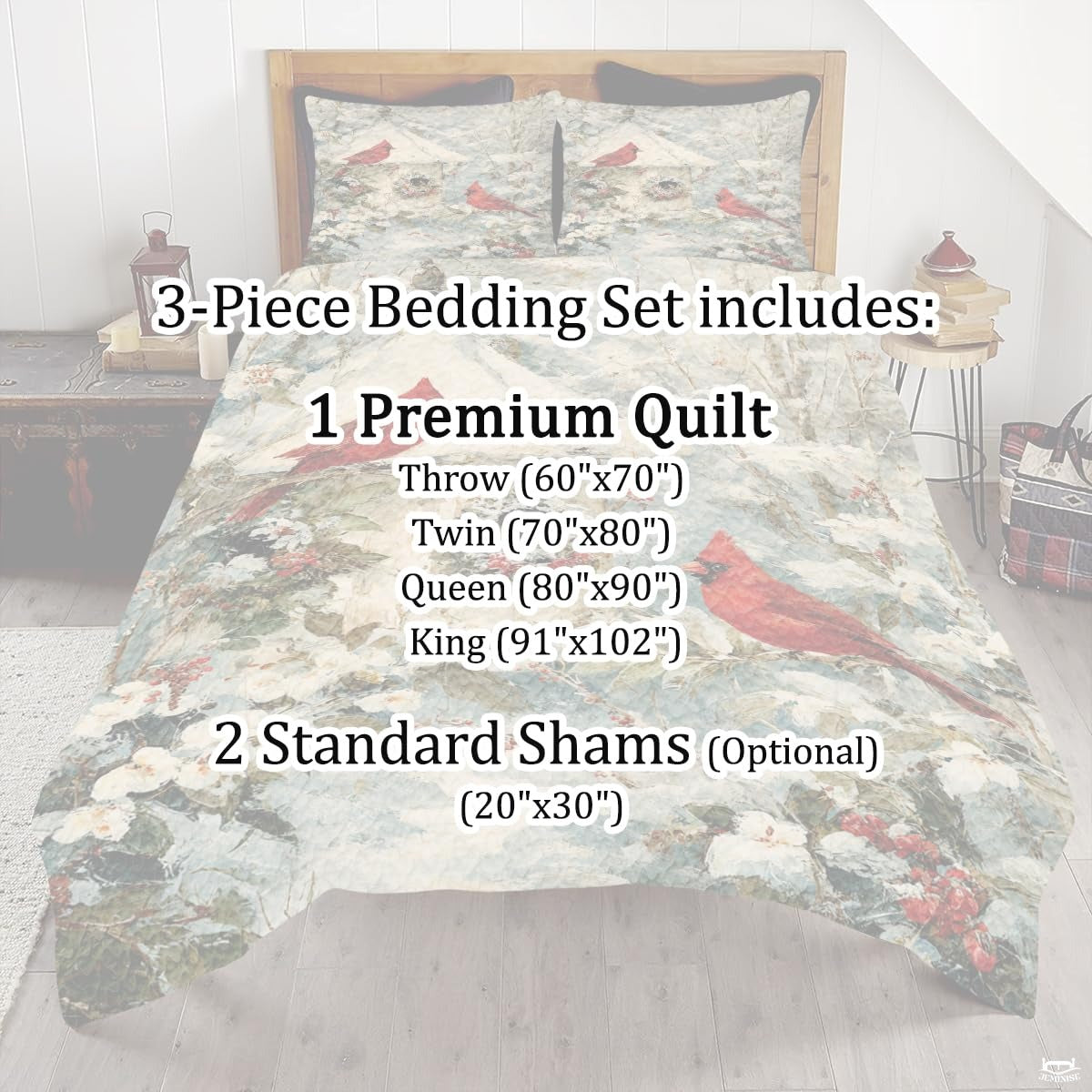Christmas Bedding Quilt – Soft Microfiber Holiday Bedspread, Lightweight Winter Bedding, Cozy Xmas Quilts for Couch, Bedroom & Seasonal Home Decorations (Christmas Quilt-DS08)