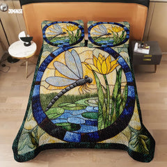 Jeminise Cat Farmhouse Quilt Set, Cozy Animal Bedding