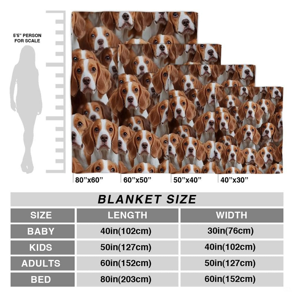 Canine-themed bedroom aesthetic highlighting Beagle dog collage bedding set with neutral accents.