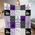 Whimsigoth bedding set displaying thematic accent thematic accent race cars, checkered accents, and starry midnight sky...