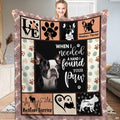 Love pet beds bedding set featuring dog collage artwork, paw prints, and neutral beige tones.