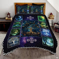 Personalized Celtic Tree of Life Yggdrasil Quilt Sets, Bedroom Decor