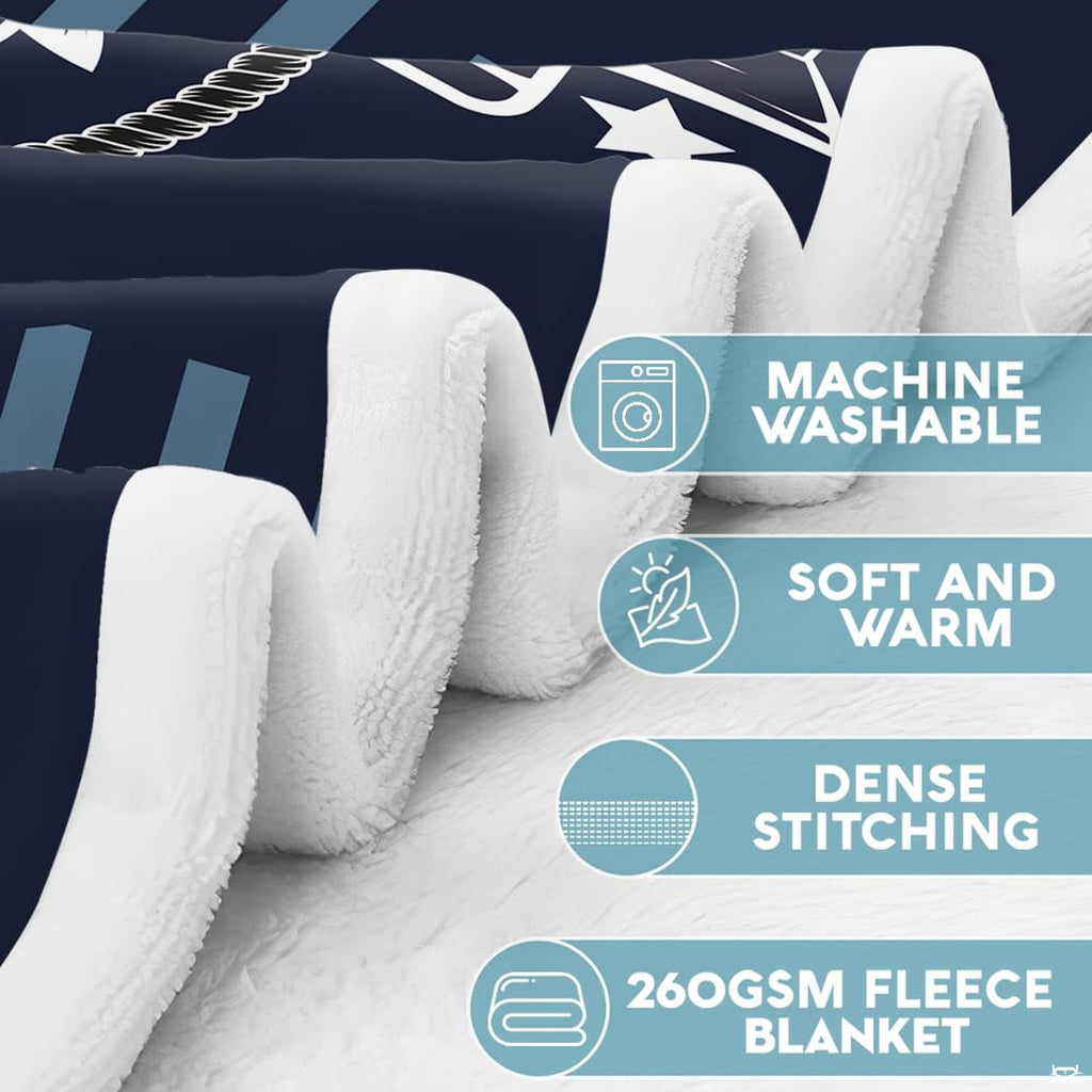 Nautical ship steering helm and anchor illustration on navy blue, view 6.