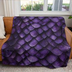 Detailed textured pattern of overlapping indigo dragon scales reminiscent of legendary mythical armor decor.