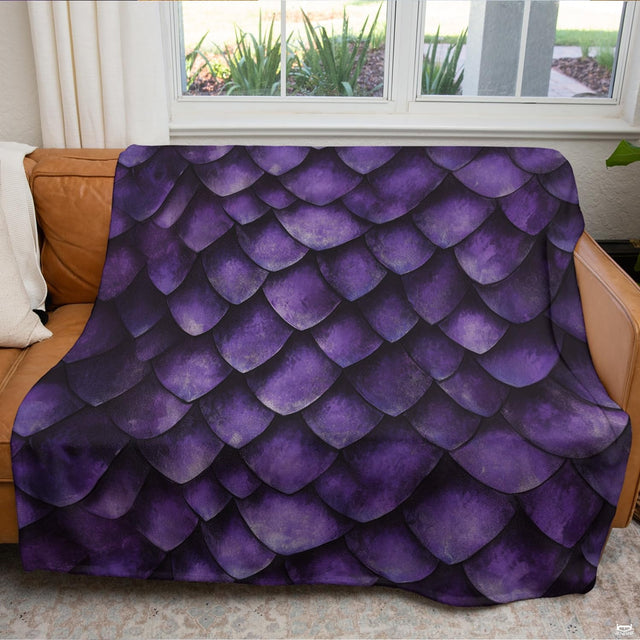 Detailed textured pattern of overlapping indigo dragon scales reminiscent of legendary mythical armor decor.