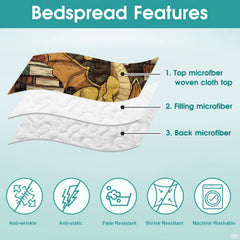 Book dragon bedding construction infographic