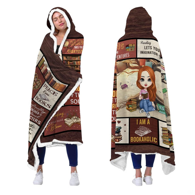 Literary motif artwork displaying antique hardcovers and candles in rectangular panels.