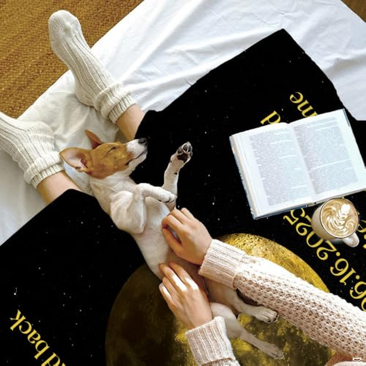 Personalized Moon Phase Blanket – Custom Couple Gift with Names, Date & “I Love You to the Moon and Back” Quote – Unique Anniversary, Wedding, or Valentine’s Throw Blanket