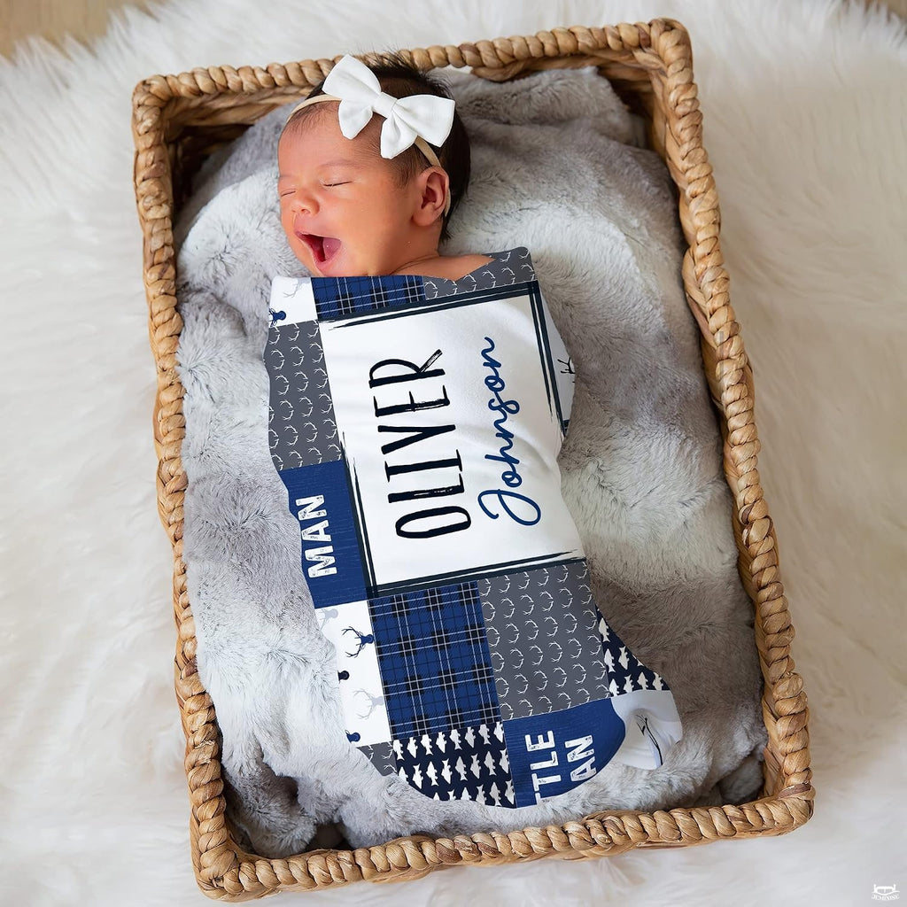 Close-up view of plush nursery throw blanket highlighting high-definition print clarity