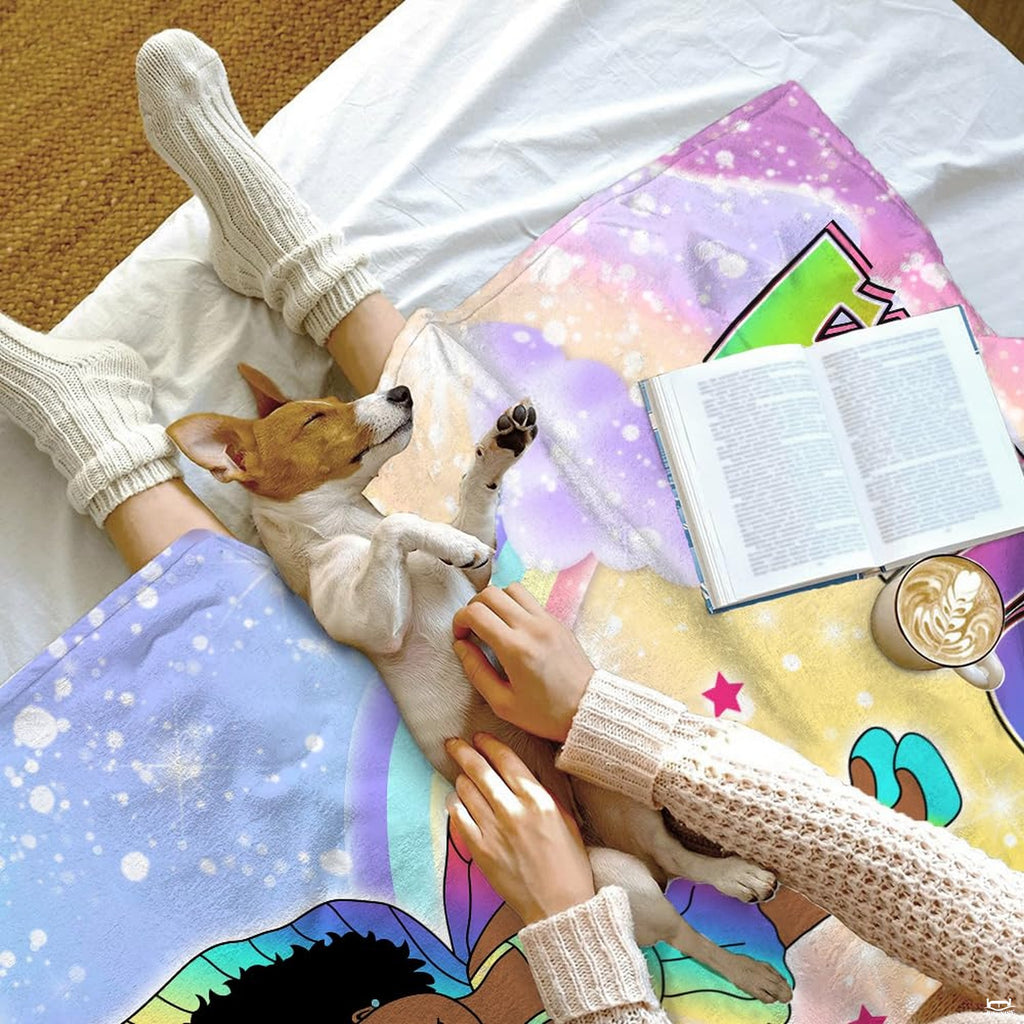 Decorative perspective highlighting fairy wings and dreamy lavender and pink tones.