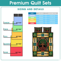 Personalized Celtic Tree of Life Quilt Quilt Sets