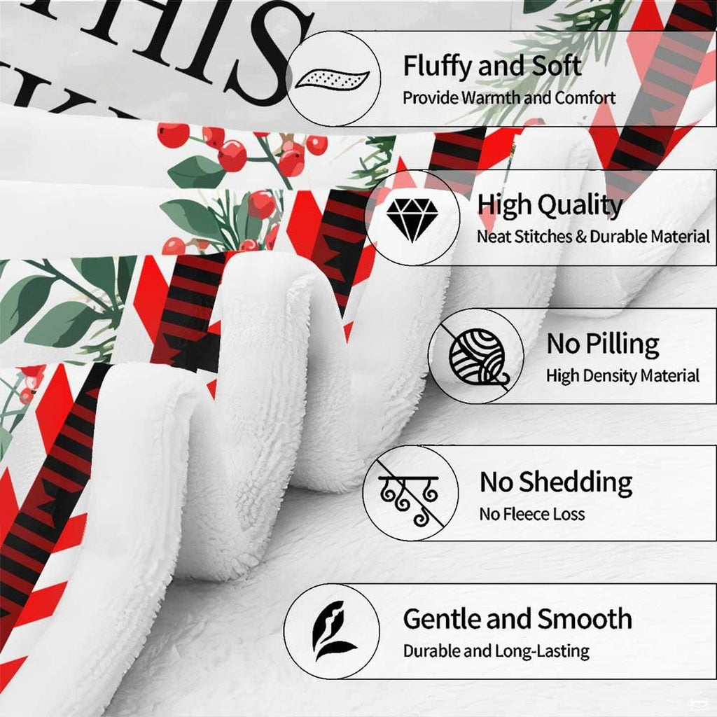 Close-up visual highlighting printed red plaid detail and white interior surface texture