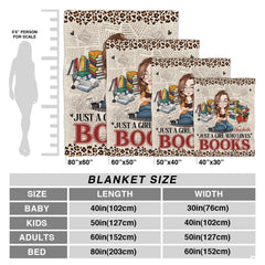 Personalized Girl Glasses Reading on Newspaper Pattern Throw Blanket