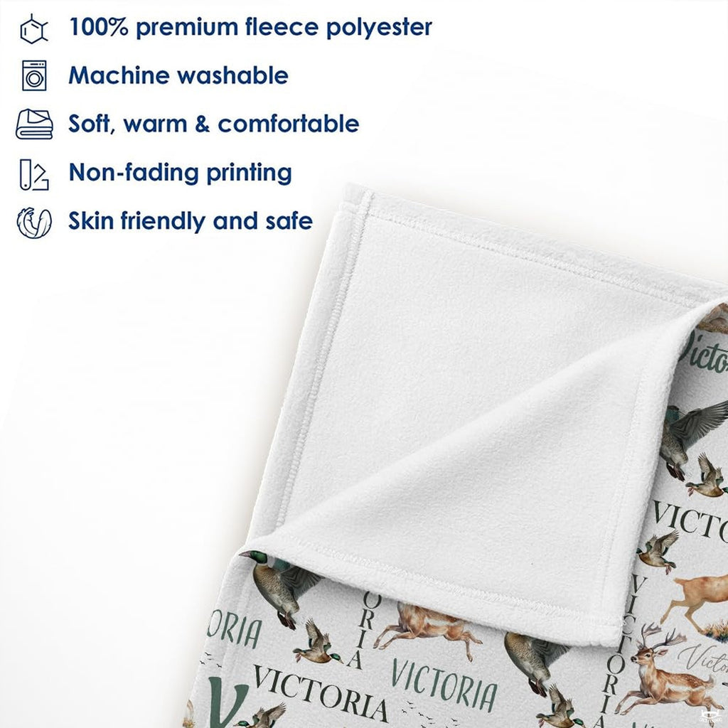 Close-up perspective highlighting clean folded borders, corner hem, and reverse white ground.
