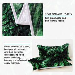 Emerald dragon bedding detail infographic