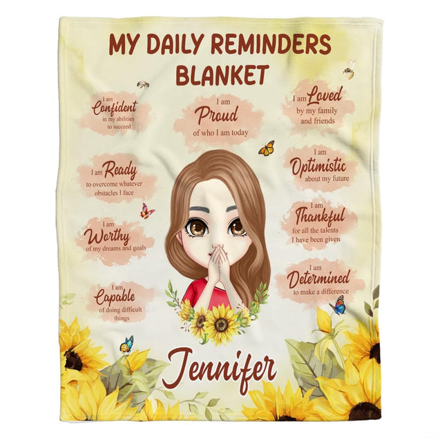 Bedding styled next to mid century modern bedside tables showcasing sunflower and bee illustrations.
