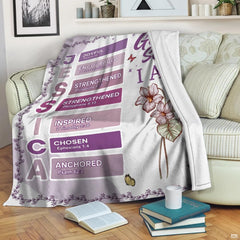 Close-up view of floral botanical sheets showing delicate wildflower illustrations and thematic accent watercolor tones.