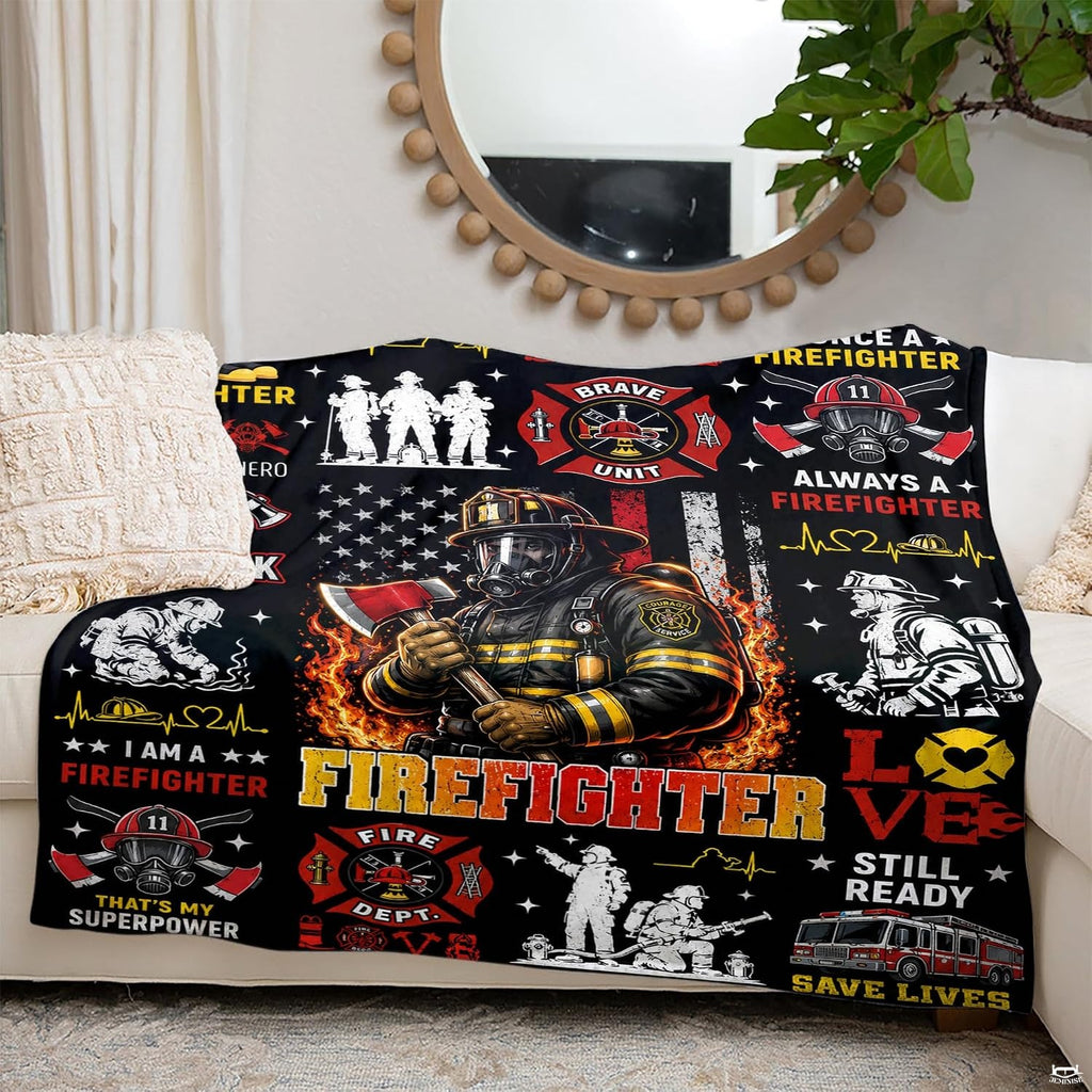 Bedside angle highlighting crisp white stars, red accent blocks, and deep navy graphic panels.