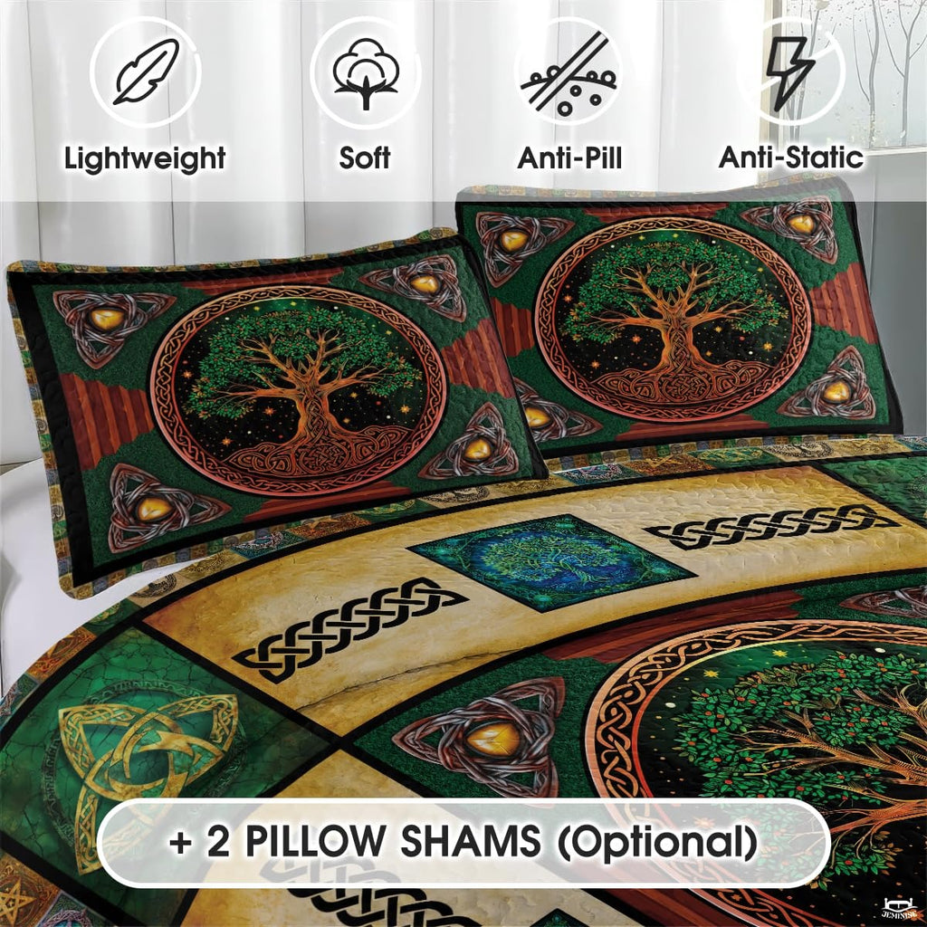 Personalized Celtic Tree of Life Quilt Quilt Sets