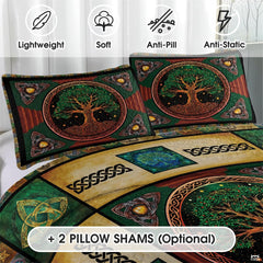 Personalized Celtic Tree of Life Quilt Quilt Sets