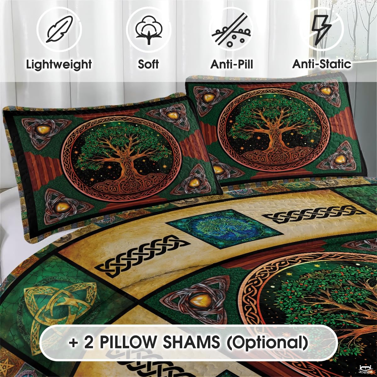 Personalized Celtic Tree of Life Quilt Quilt Sets