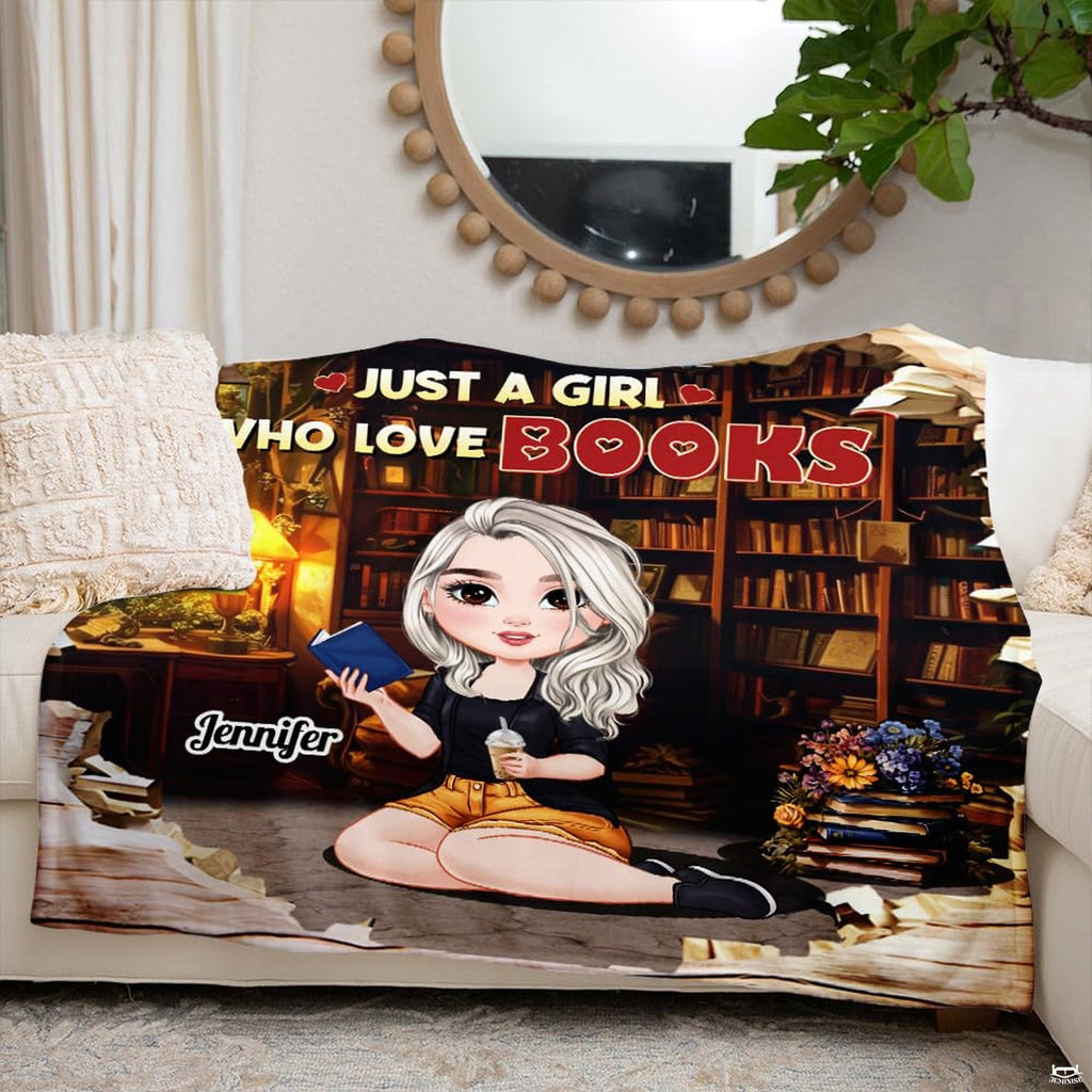 Overhead layout displaying enchanting reader illustration designed to accompany sparkling silver bed accents.