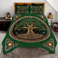 Personalized Yggdrasil Tree of Life Quilt Sets, Machine Washable