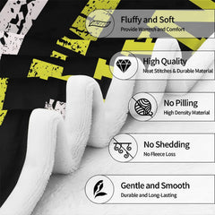 Close fold perspective highlighting clear print resolution, reverse lining, and feature icons.