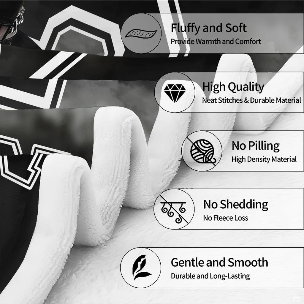 Artistic athletic visual display celebrating gridiron action in modern monochrome bedroom styling.