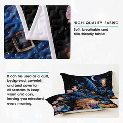 Potion witch bedding detail infographic