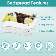 Personalized Autumn Tree of Life Birds & Flowers Quilt Sets