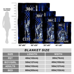 Distressed American flag motif with vibrant blue stripe on decorative room bedding.