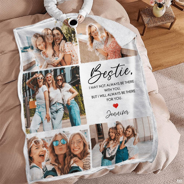 Home textile bedding set showing photographic memories and cursive lettering details.