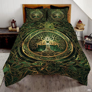 Personalized Celtic Tree of Life Yggdrasil Quilt Sets - Yggdrasil