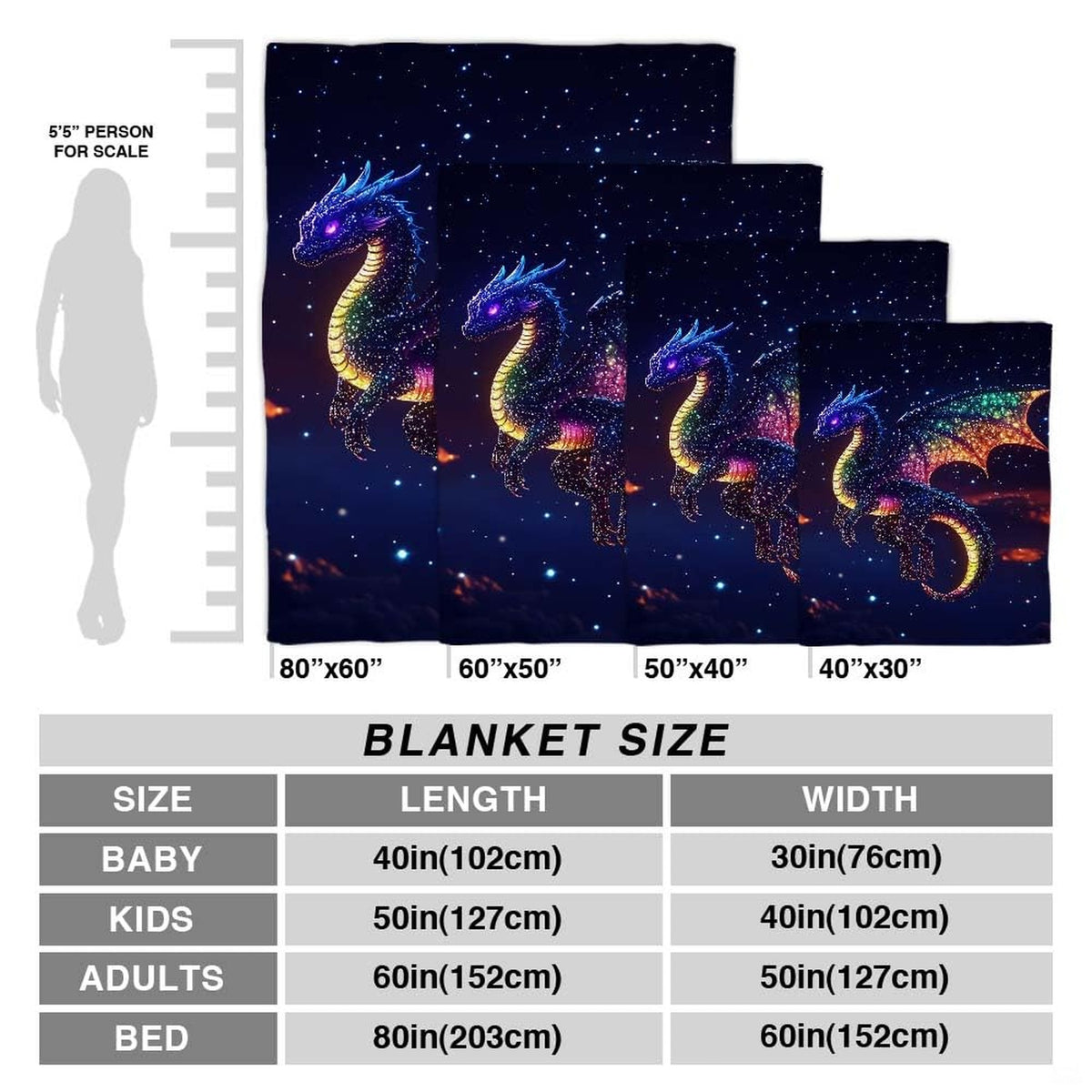 Bedroom interior display showing celestial dragon throw blanket styled on modern accent seating
