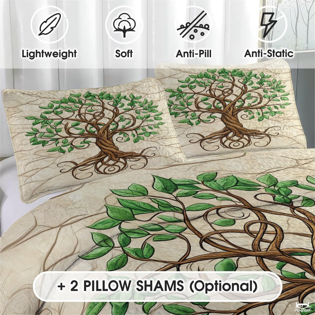 Detailed view of Celtic knot roots forming graceful circular spirals