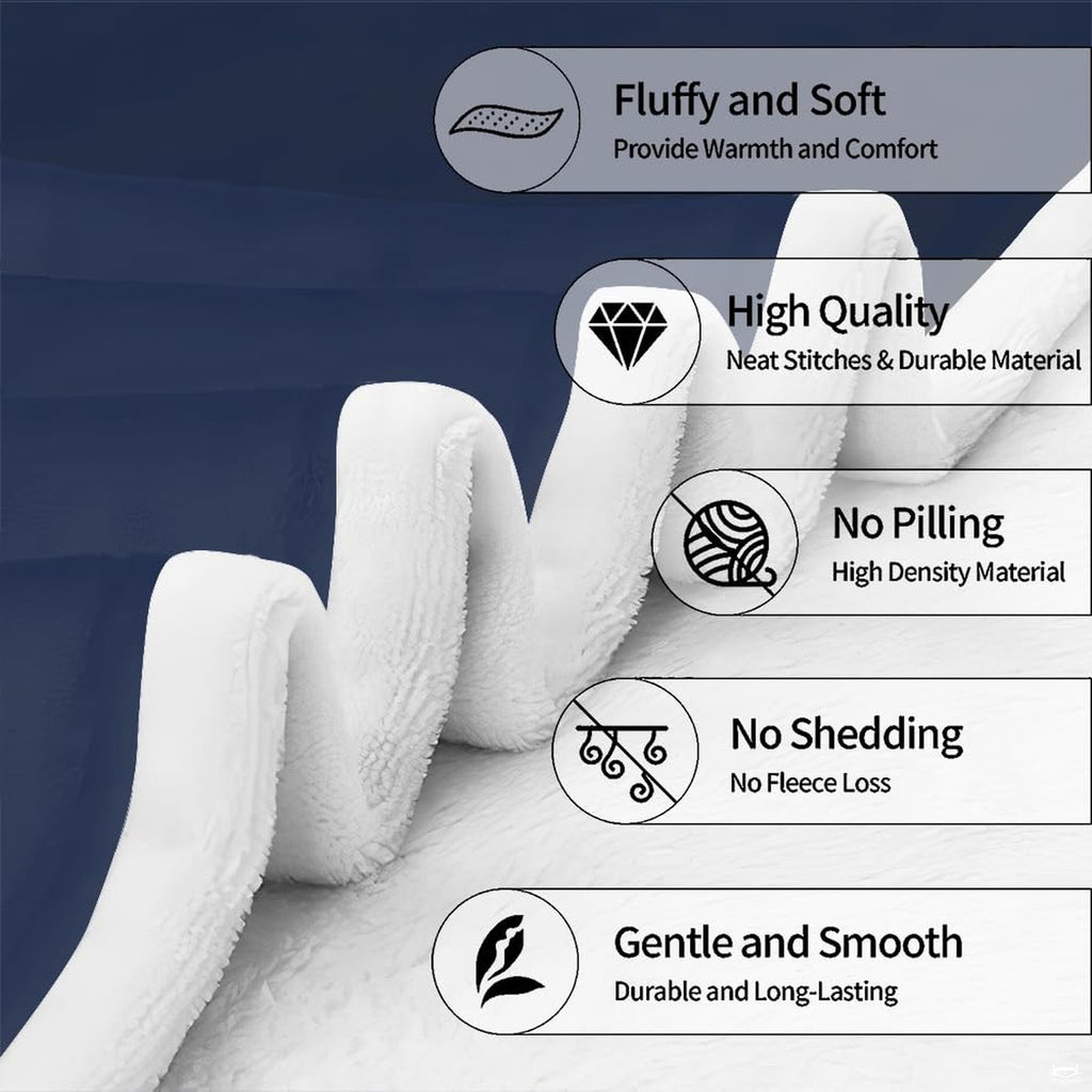Close fold perspective highlighting clear print resolution, reverse lining, and feature icons.