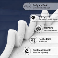 Close fold perspective highlighting clear print resolution, reverse lining, and feature icons.