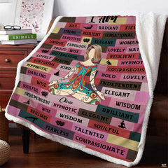 Decorative room setting showing how the colorful motif pairs with modern bedroom furnishings.