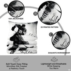 Dynamic athletic sports splash graphic visual detail in monochrome black, gray, and white tones.