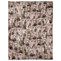 Weimaraner dog breed blanket featuring an all-over photo collage pattern.