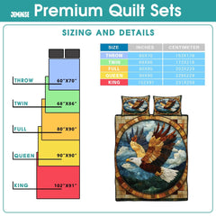 Jeminise Cat Farmhouse Quilt Set, Cozy Animal Bedding